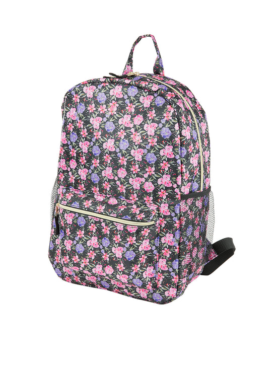 Nylon Backpack w/ Side Pockets - Under1Sky