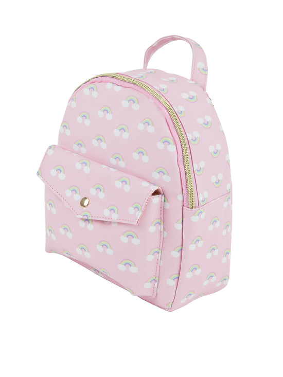 Backpack - Soft Pattern Button Bag - Under1Sky