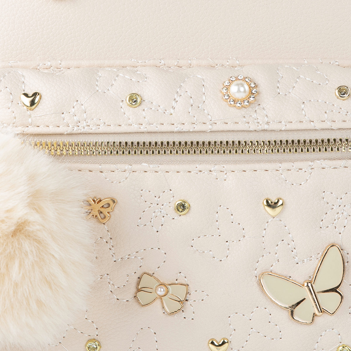 Butterfly Quilted Mini Backpack Set