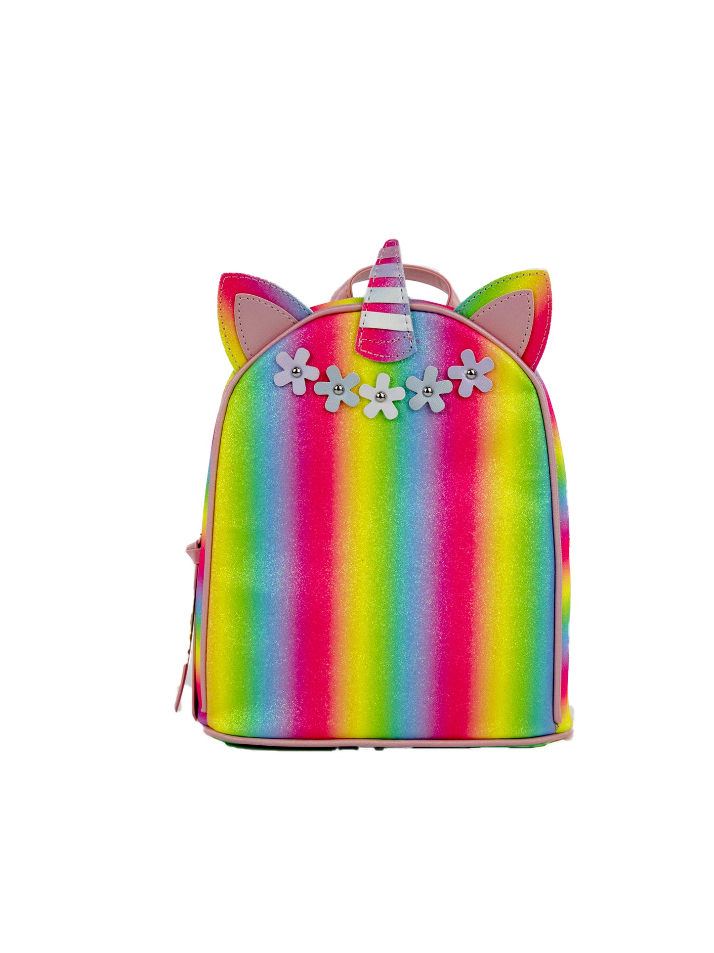 Shop Under One Sky Letty Unicorn Hooded Plush Backpack In Rainbow Pink