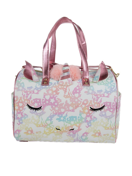 Under One Sky Esme Unicorn Weekender Bag In Rose Multi | ModeSens