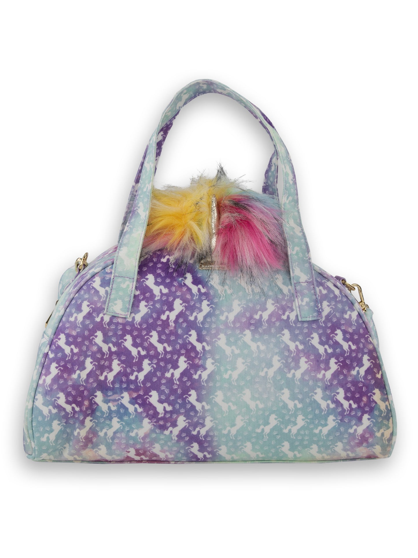 Under One Sky Multicolour Embroidered Logo Weekender Bag