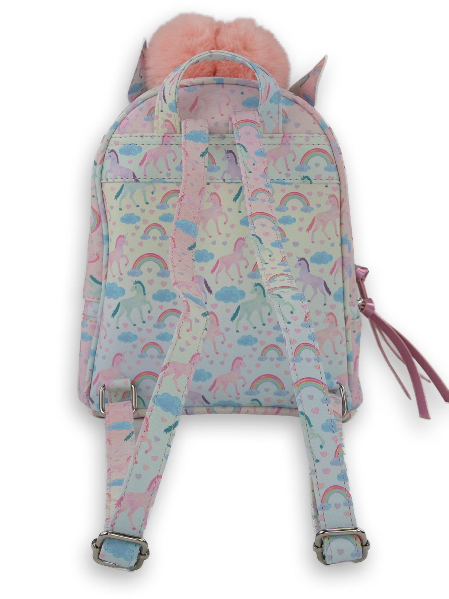 Under One Sky, Bags, Under One Sky Rainbow Unicorn Hearts Mini Backpack